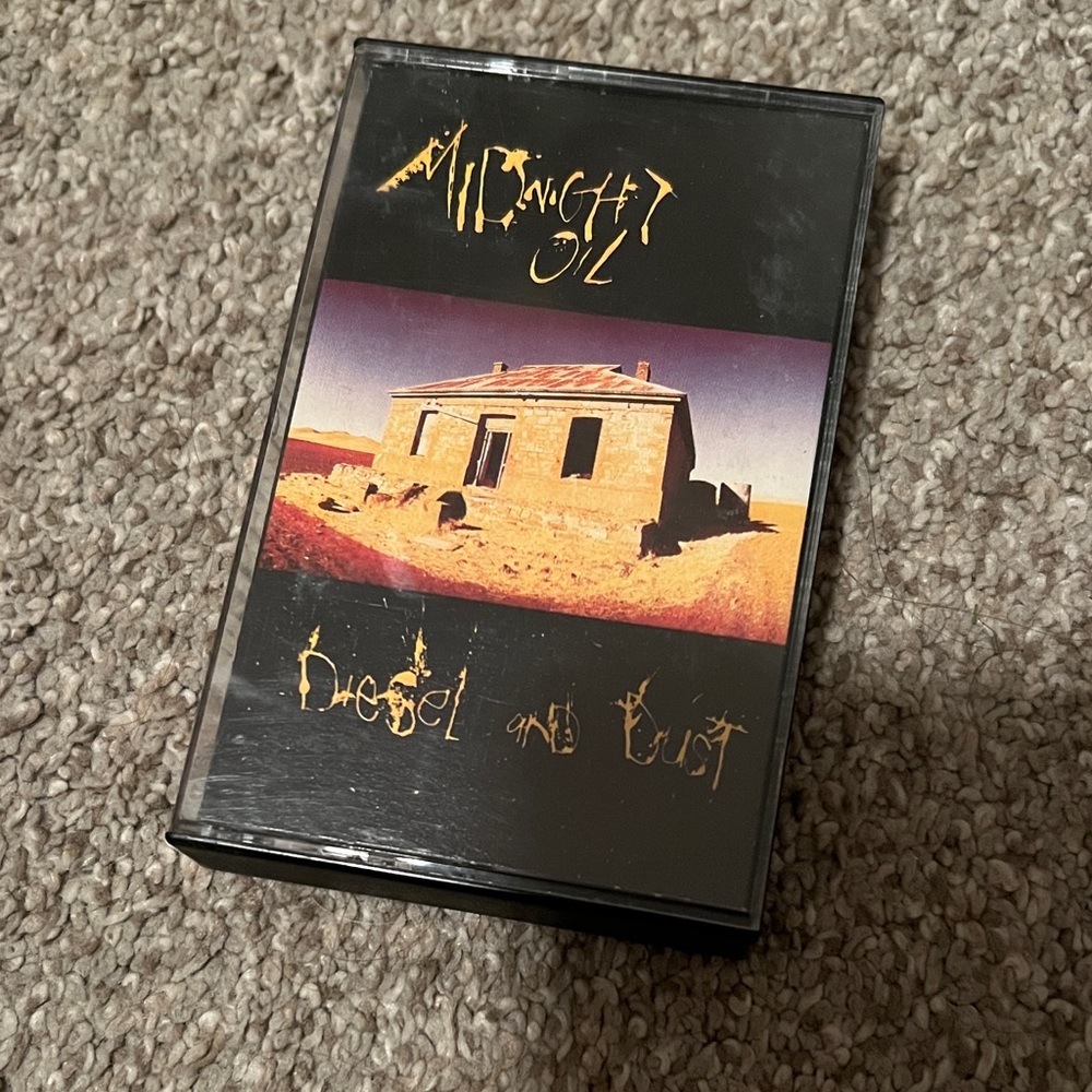 Midnight Oil Diesel and Dust Cassette 1988